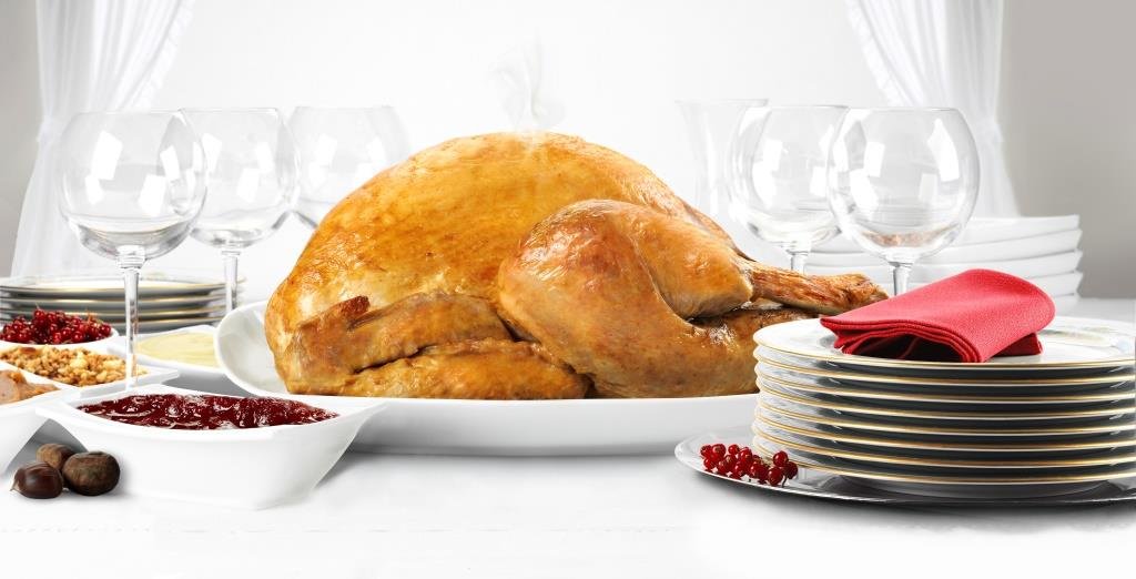 CASCAJARES - Pavo Asado al Estilo Americano, Típico Plato de Acción de Gracias o de Navidad, 8-10 Personas, Sin Gluten ni Lactosa