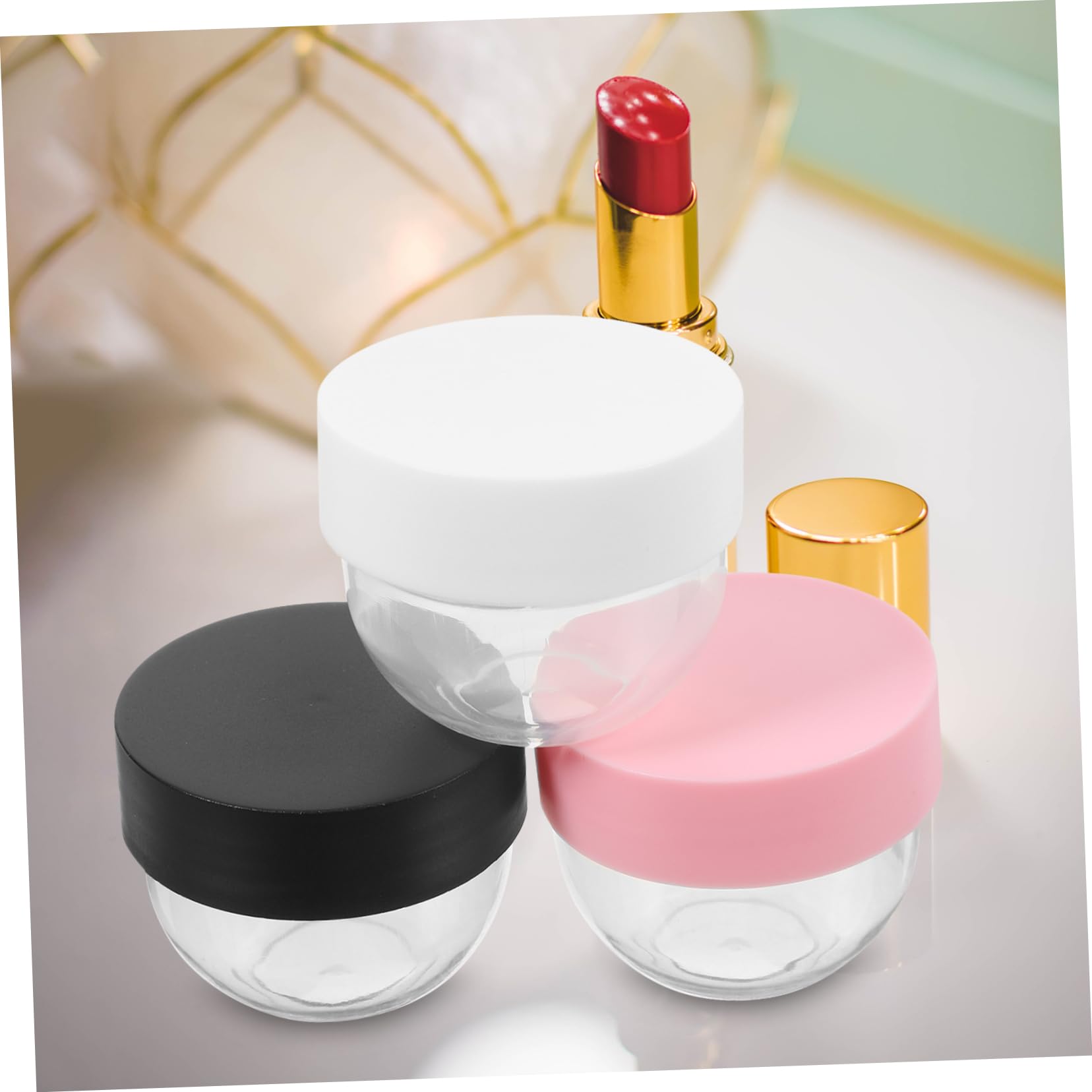 5 Series Frascos Vacíos Rellenables Para Cosméticos De Contenedores De Loción De Viaje Para Crema Desmaquillante Y Loción Resistente Y Compacto 8 Piezas X 5