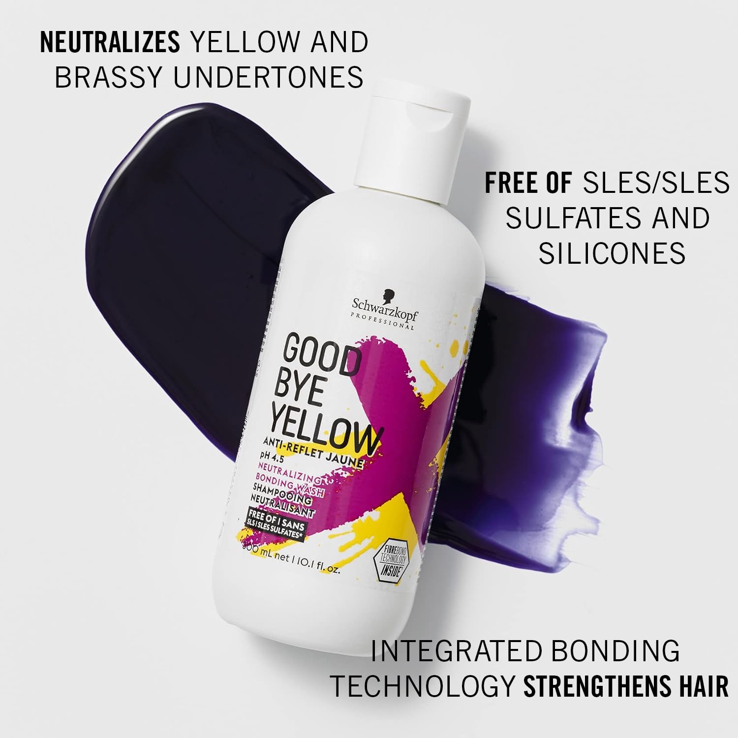Schwarzkopf Goodbye Yellow Neutralizing Shampoo - Purple Shampoo