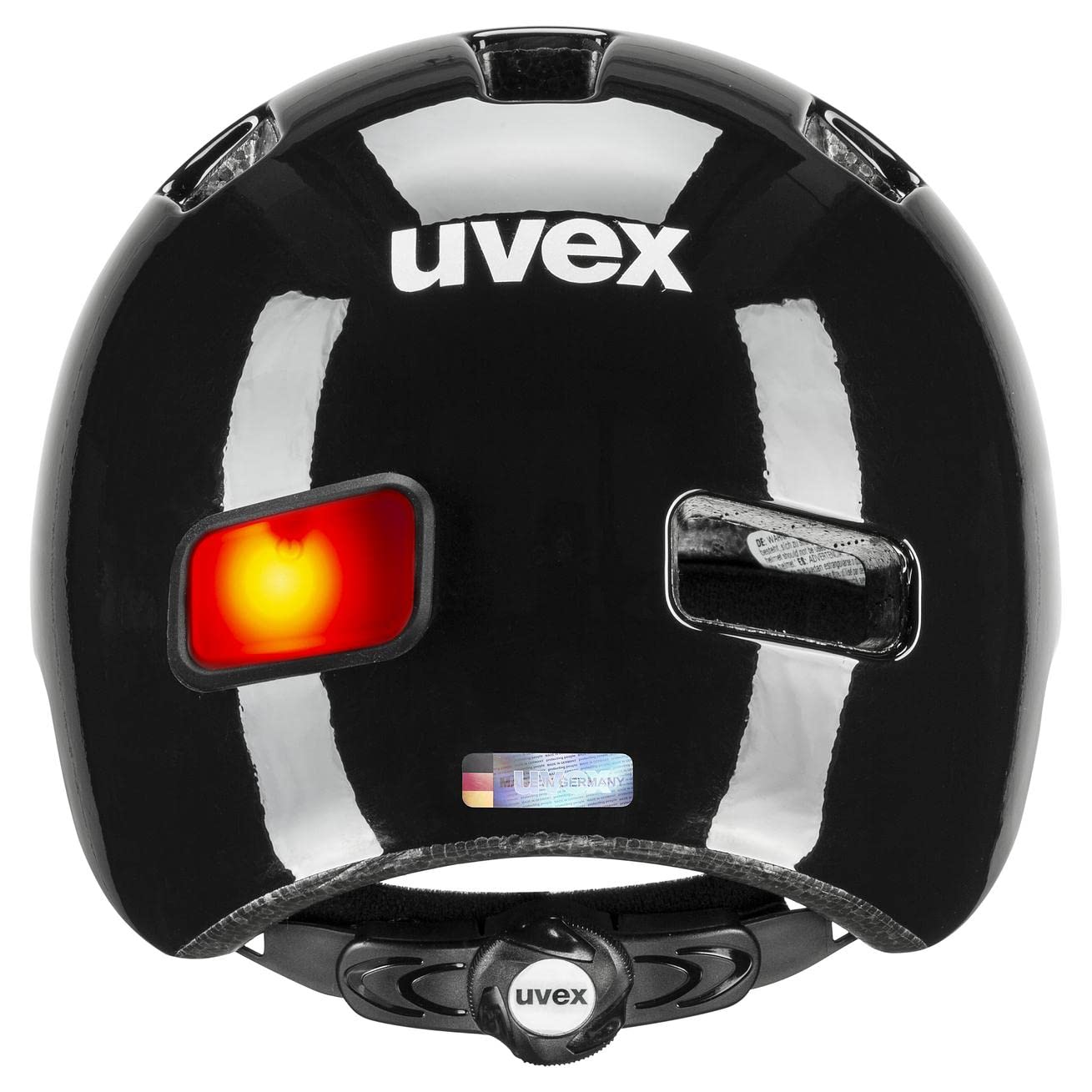 uvex hlmt 4 reflexx, Casco da Bicicletta per Bambini Unisex-Youth, Black, 51-55 cm
