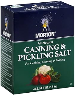 Morton Canning and Pickling Salt, 4 pound (Pack of 3)