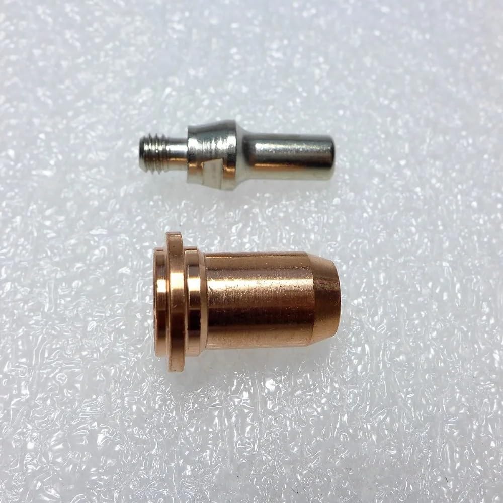 Kit de puntas de electrodos de boquilla compatibles con PT-60, PT-40, IPT-60, IPT 60, IPT-40, PTM-60, consumibles for antorcha de plasma de contragolpe, arco piloto sin alta frecuencia(0.9mm 30-40A)