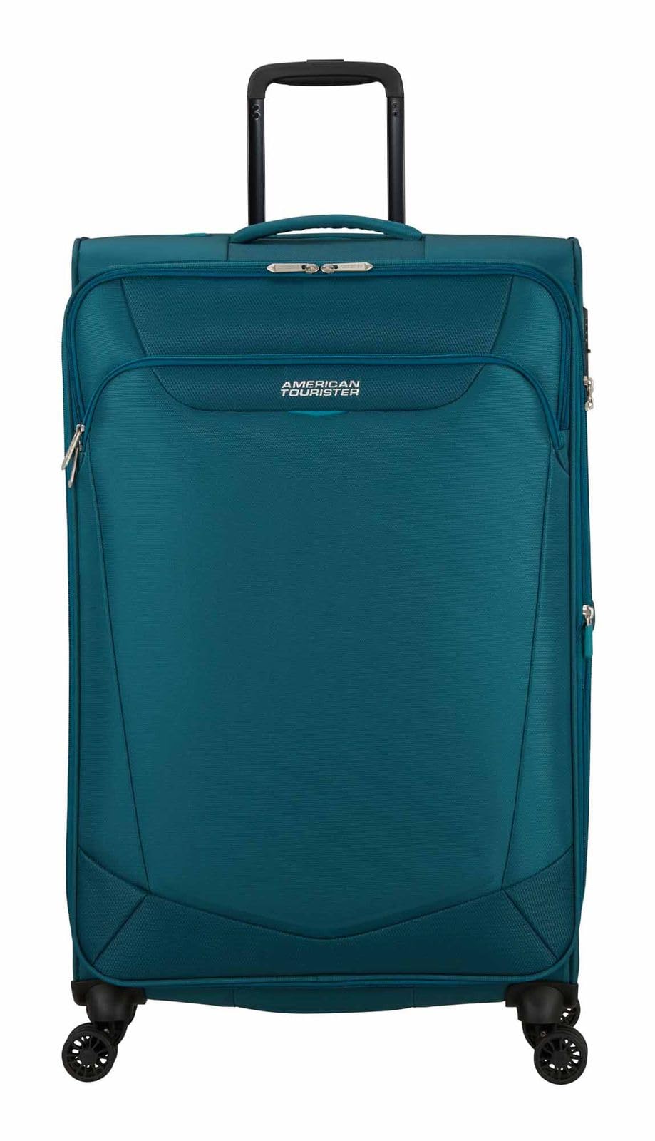 American Tourister Summerride Spinner 80/30 EXP TSA Trolley Totally Teal Azul petróleo