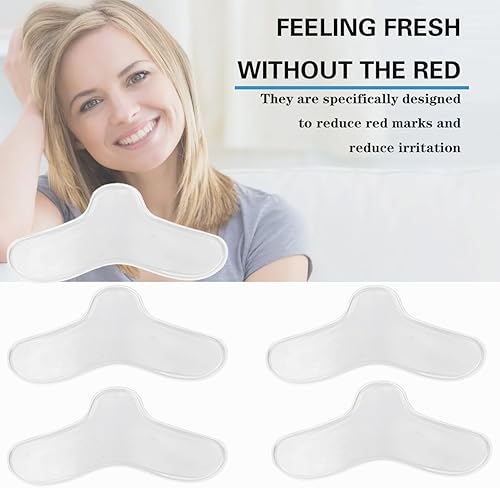 Miniatura 2 de Paquete de 5 almohadillas nasales para máscara CPAP, almohadillas de nariz de gel CPAP, protector de nariz para máscara, almohadillas de gel nasal