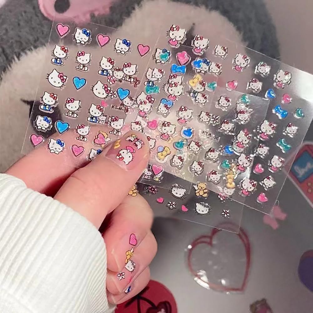 平成レトロ　キティ リメイクシール　ホログラムエポシール　ボディ＆ネイルシール Amazon.co.jp: ネイルシール キティHello Kitty ネイル