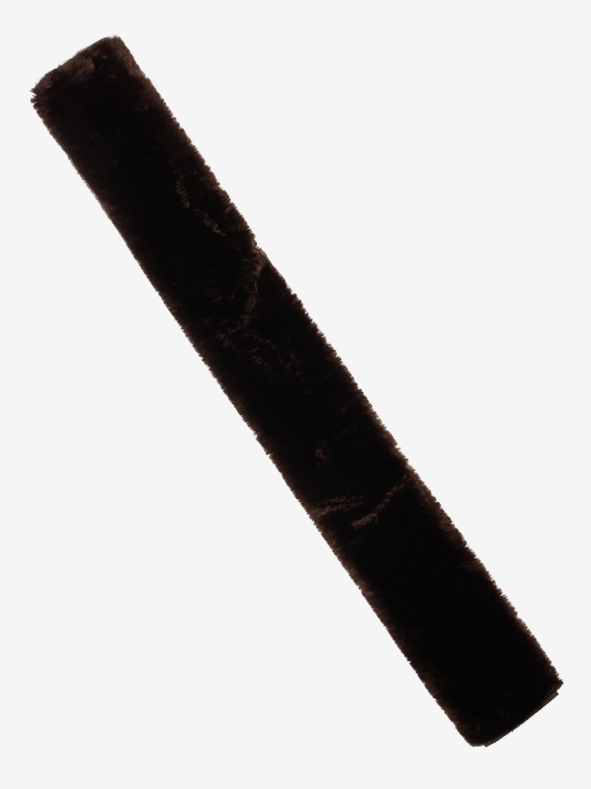 LeMieux Simuwool Breastgirth Cover - Super Soft Synthetic Wool - Longer Length Comes To Saddle Flap Either Side - Black