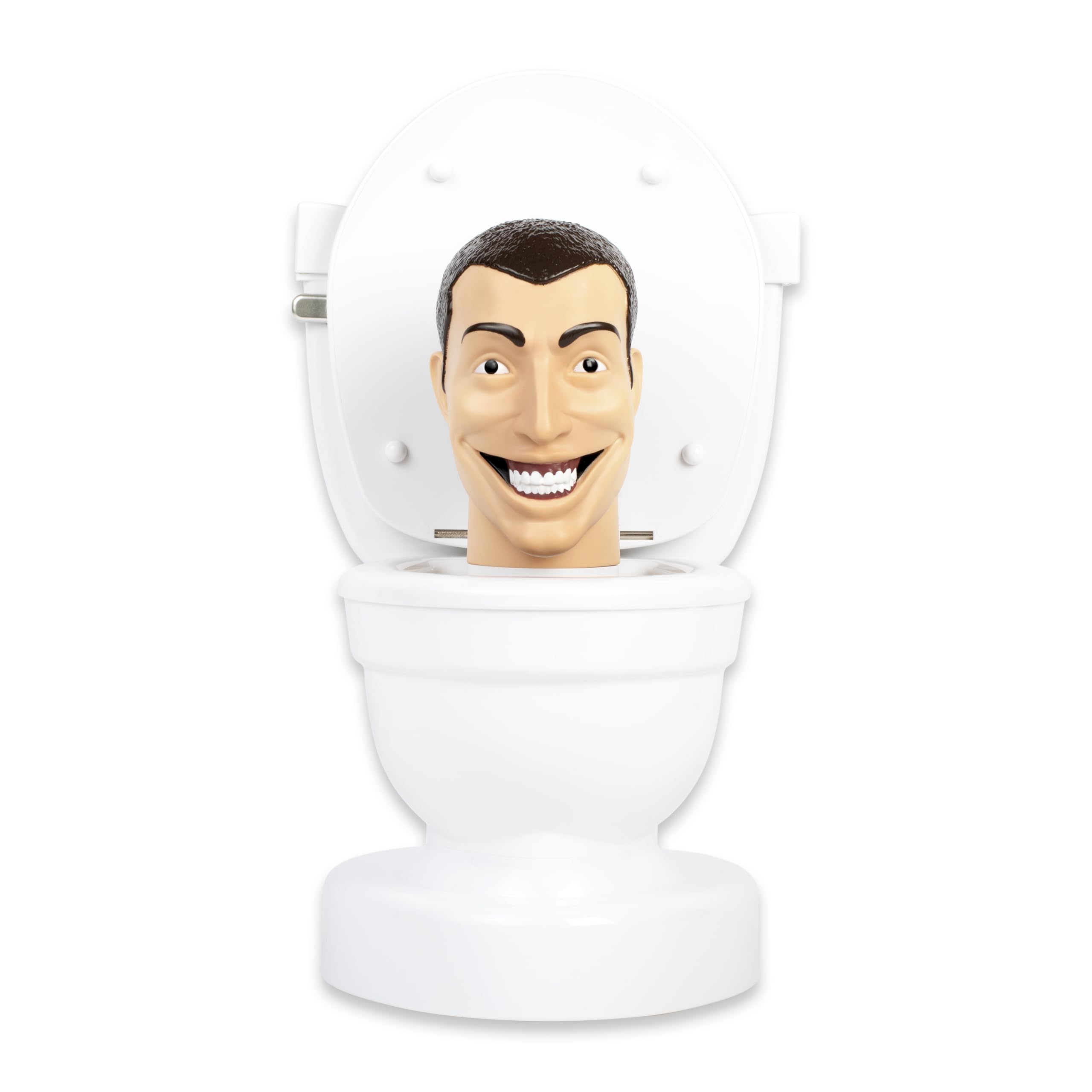 SKIBIDI Toilet Deluxe Toilet RC, YouTube Animation Sensation, pilot zdalnego sterowania, figurka akcji, oficjalnie licencjonowany gadżet toaletowy