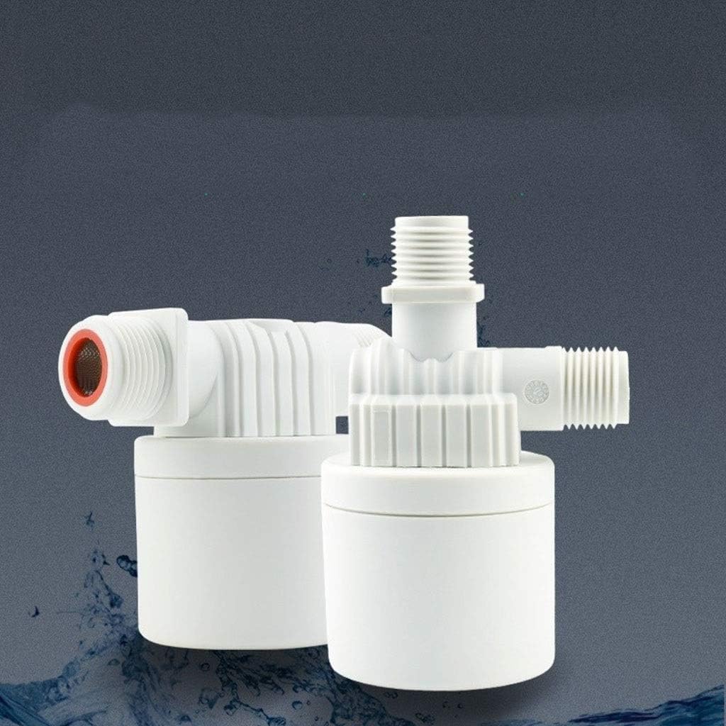 Válvula de bola válvula de cierre Válvula de bola flotante, válvula de bola flotante de plástico de 1/2 3/4 1 pulgada, interruptor de nivel de agua, parada automática de agua y controlador de reabaste
