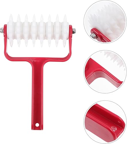 Miniatura 3 de Hemoton Rodillo de masa de pizza Rodillo de masa de pizza Docker herramientas para hornear mango Docker para galletas pastel pastel pastel pan