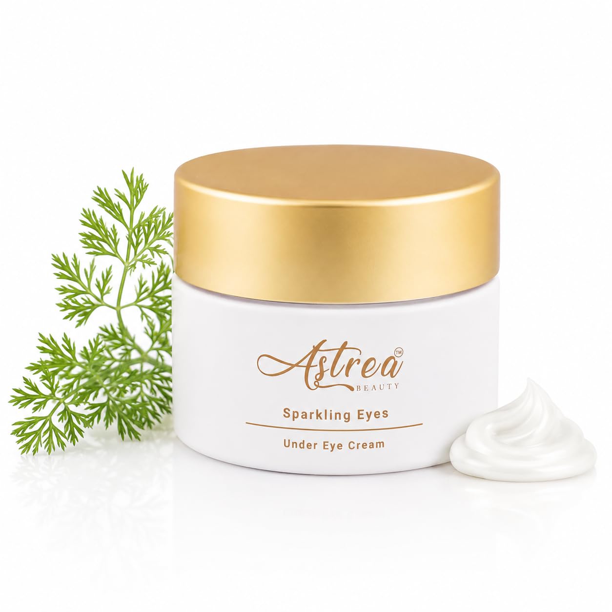 Sparkling Eyes Under Eye Cream for Dark Circles, Puffiness & Bags | Anti-Aging Eye Cream for Wrinkles & Fine Lines | Vegan, Natural Formula for Women & Men, All Skin Types | 1.75 oz/50g