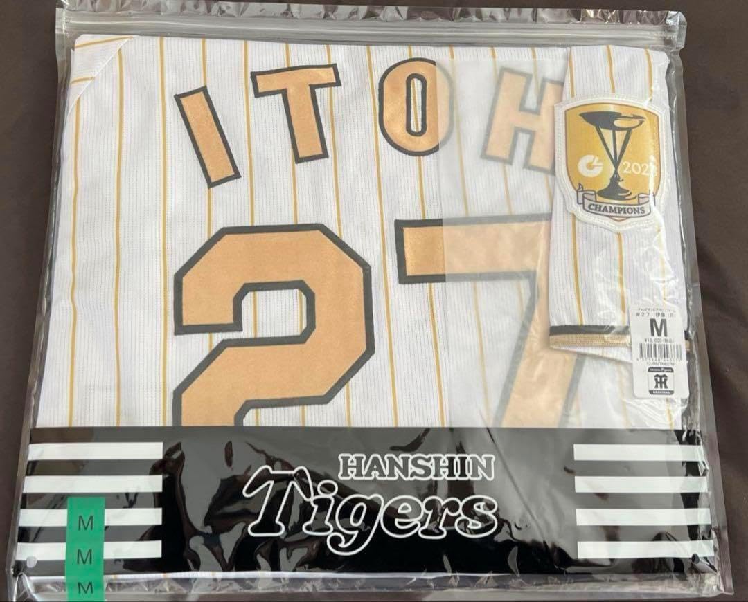 大人気，2025 阪神タイガース #27 伊藤将司 レプリカユニフォーム M