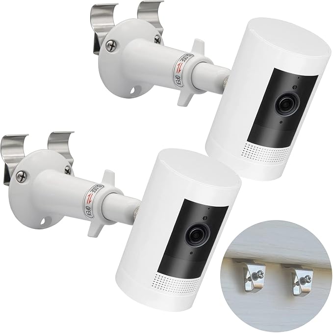 Ring Camera Vinyl Siding Wall Mounts,No Drilling 360