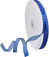 Vista 41 de Morex Ribbon 91803/100-609 Cinta de nailon Organdy, 5/8 pulgadas por 100 yardas, color rojo