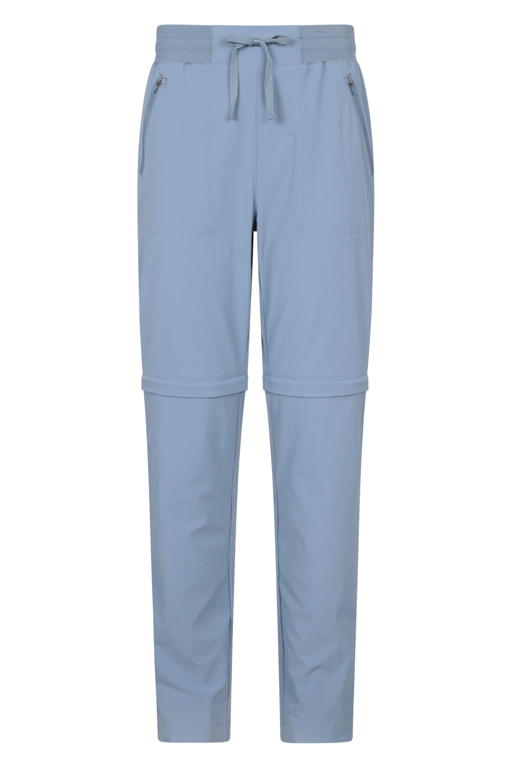 Mountain Warehouse Explorer Womens Zip Off Trousers - Quick Drying Pants, UV Protection Bottoms - for Hiking, Camping & Outdoors Blue Women's Size 18