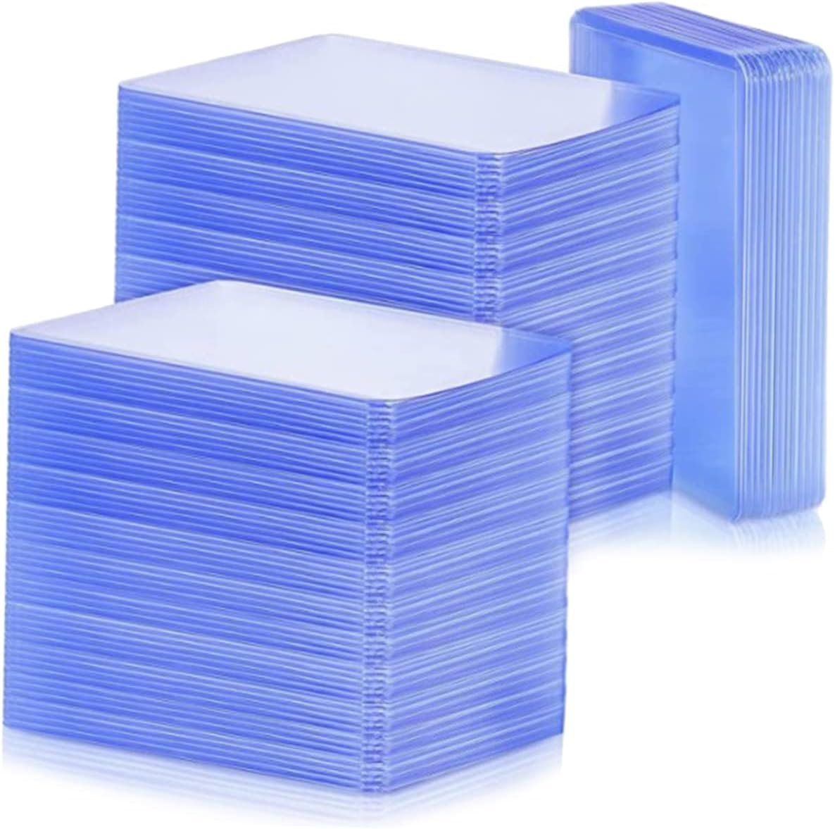 Garneck 100pcs Transparent Card Sleeves -Scratch Trading Card Protectors for Game Photos and Collectibles Storage for