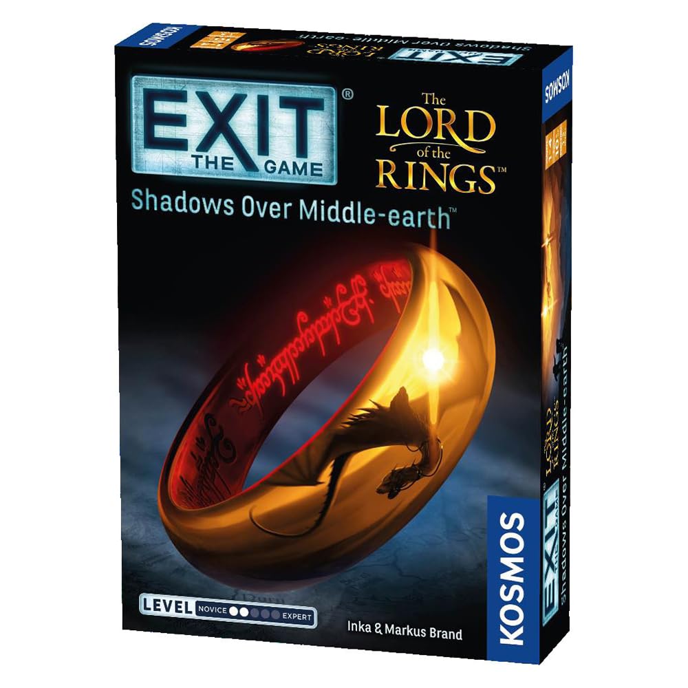 Thames & Kosmos EXIT: The Lord of the Rings - Shadows Over Middle-earth, Escape Card Game, Family Games for Game Night, 2022 ASTRA Best Toys for Kids Finalist, For 1 to 4 Players, Ages 10+