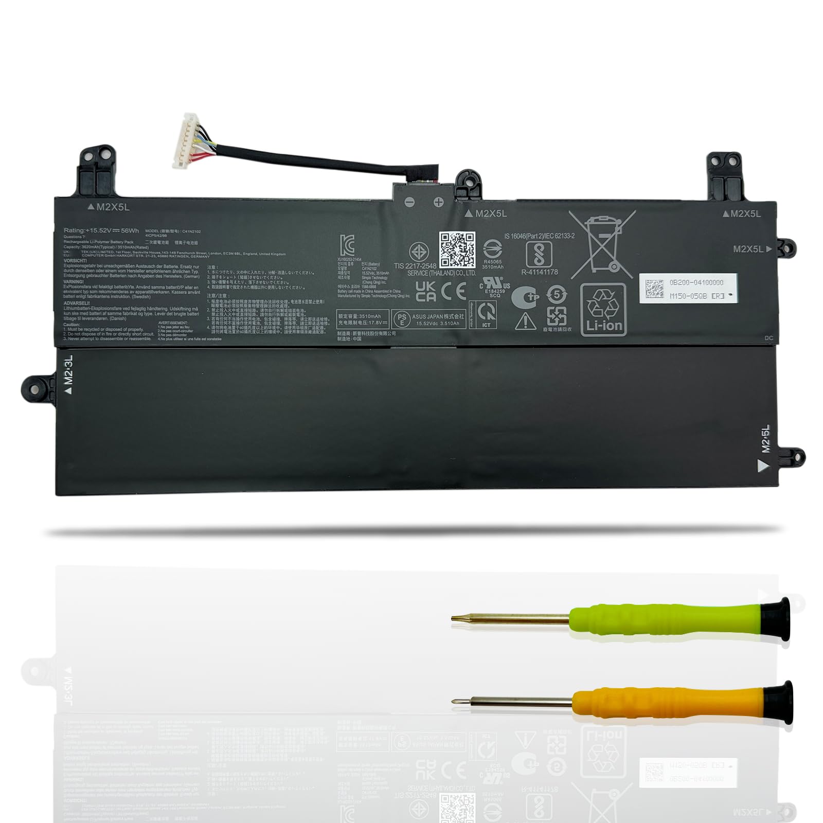 UGXKNAE C41N2102 Laptop Battery Replacement for Asus ROG Flow Z13 GZ301 NR2201 NR2201ZA Z13G Z301VF Z13GZ301VF GZ301VI GZ301VU GZ301VV GZ301ZE-Z13.