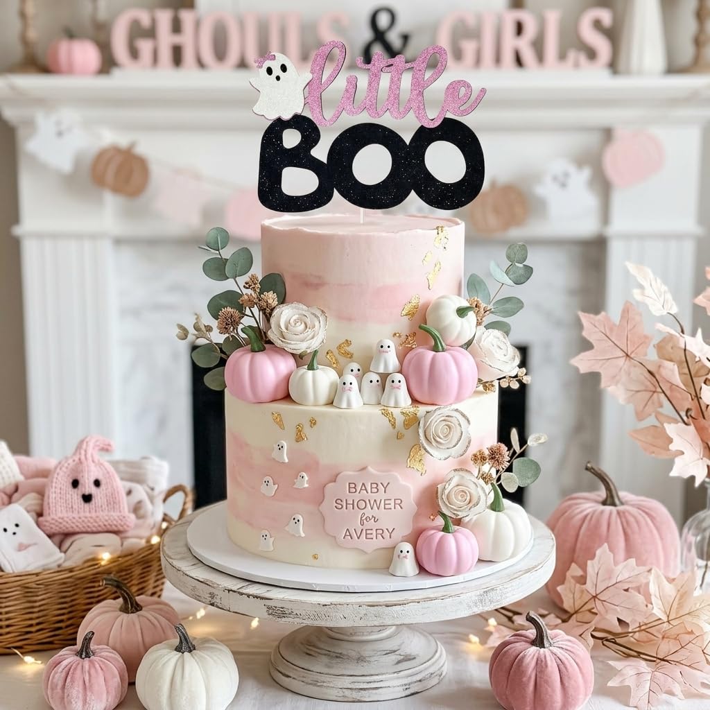 Halloween Little Boo Ghost Cake Decoration