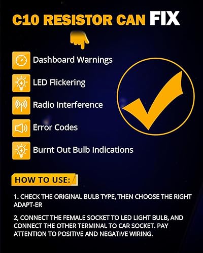 Miniatura 5 de Auxbeam Kit de conversión LED sin errores adaptador de arnés de cableado
