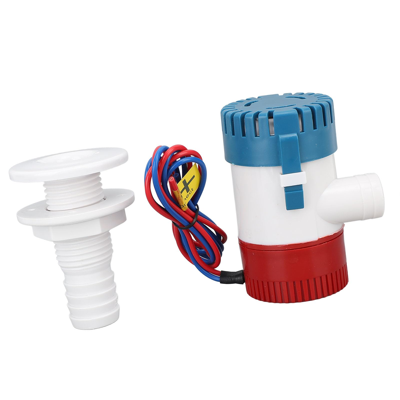 FILFEEL Kit di Installazione per Pompa di Sentina 750GPH DC12V con Tubo di Scarico da 29 Mm Efficiente per Yacht Marino