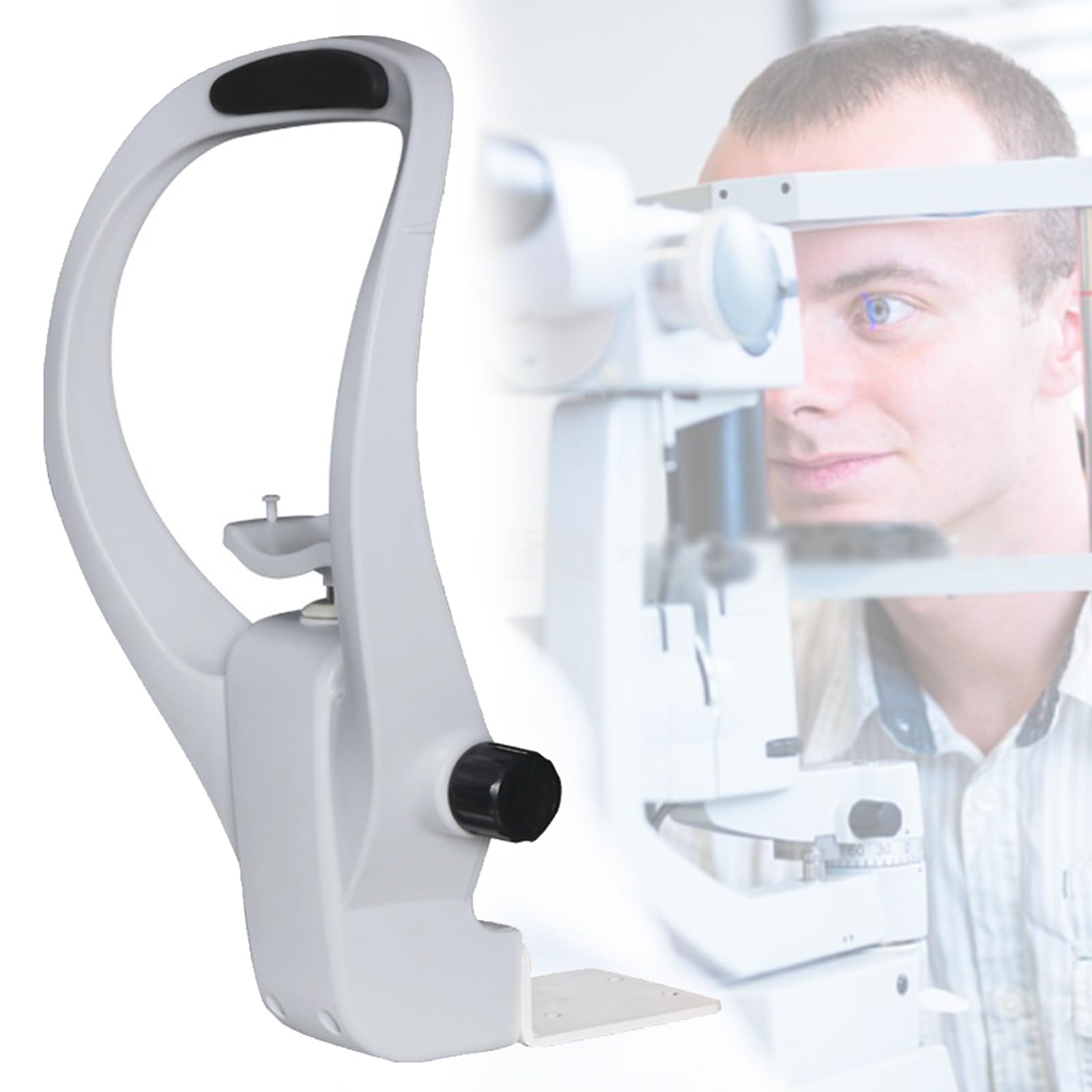 UEWQTNXS Chin Rest Forehead Support Optometry Accessories - Ophthalmic Auto Refractometer Rest Vision - Optometry Equipment Accessories Chin Support Adjustable Lifting Height