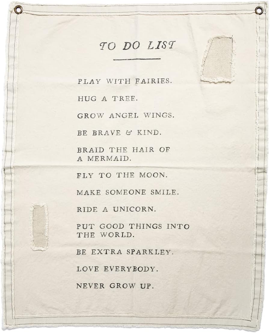 Sugarboo “To Do List” Handmade Wall Canvas Wall...