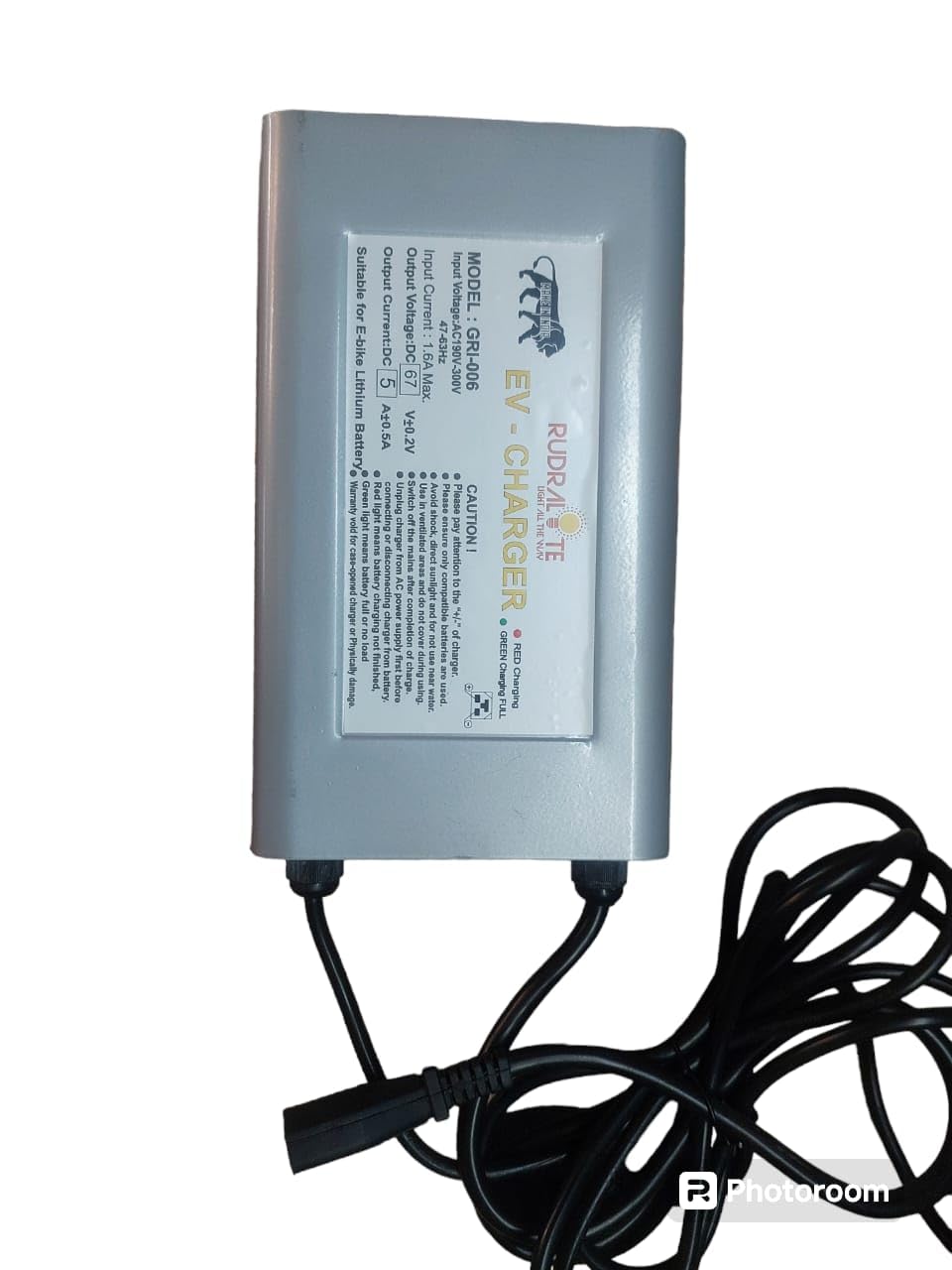 Rudra LITE 48V 6Amp E-Bike Electric Scooter Lithium Battery Charger Automatic Cutoff 54.6V for Kinetic Green, Joy, Hope, Hero, Ampere, and Other E-Bikes (B0CRTM6Q1W) Amazon Price History, Amazon Price Tracker