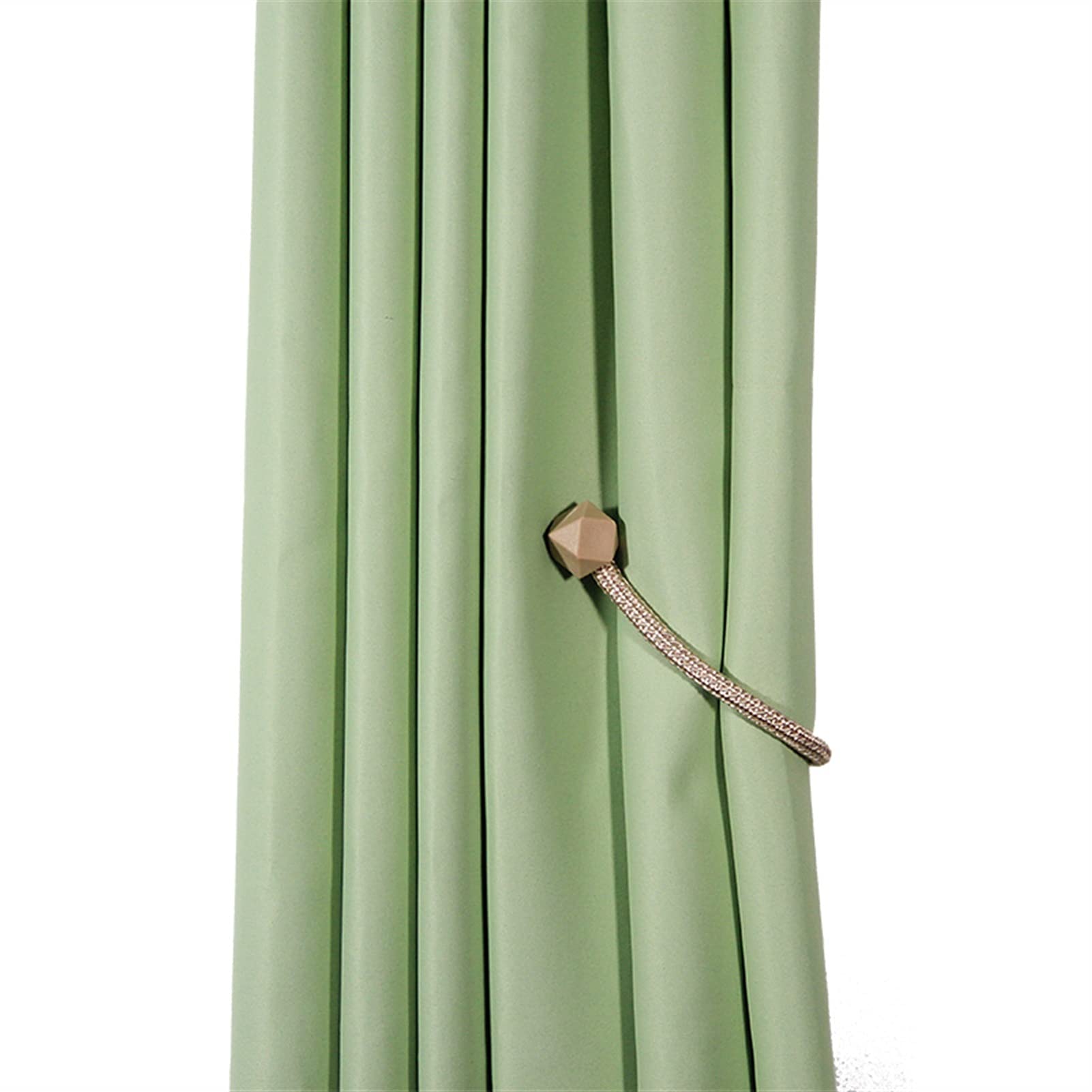 Alzapaños magnéticos para cortinas, 5 correas de clip con hebilla de perlas para varillas, soportes duraderos y decorativos para cortinas, fácil instalación