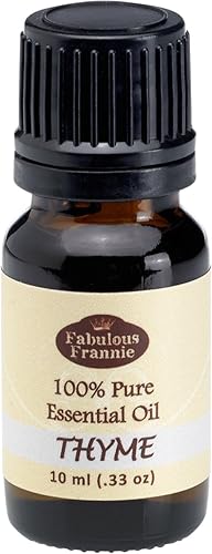 Tomillo 100% Puro, sin diluir Grado Terapéutico Aceite Esencial – 0,002 gal. Ideal Para Aromaterapia.