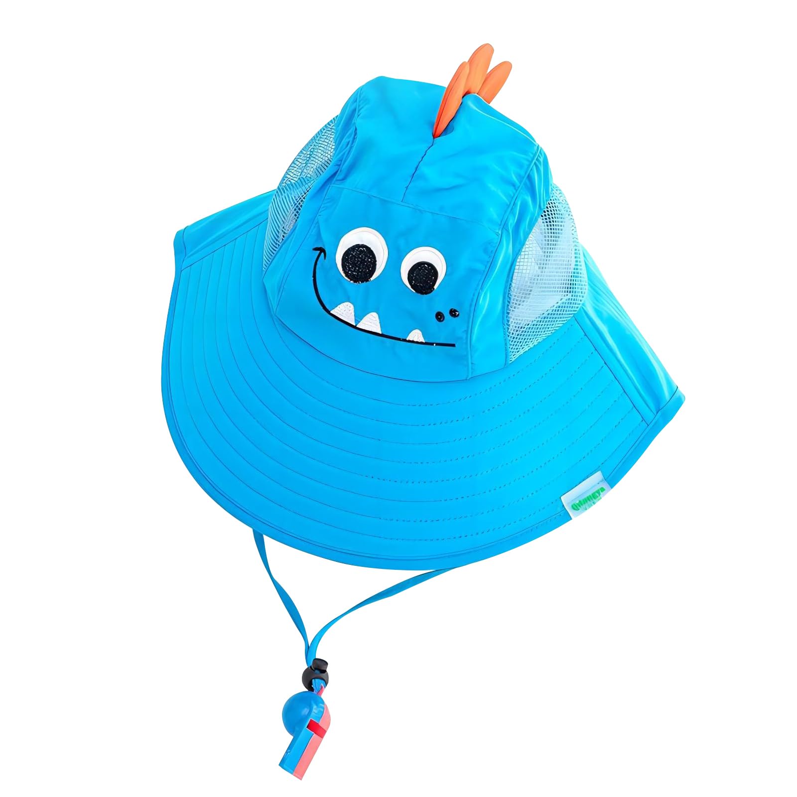 Satiskid Sombrero de sol para bebé con protección UV UPF 50+, gorra de verano, gorro de playa para niñas y niños, sombrero de playa con correa ajustable para la barbilla y solapas para el cuello