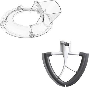 Flex Edge Beater & Pouring Shield for KitchenAid Mixer