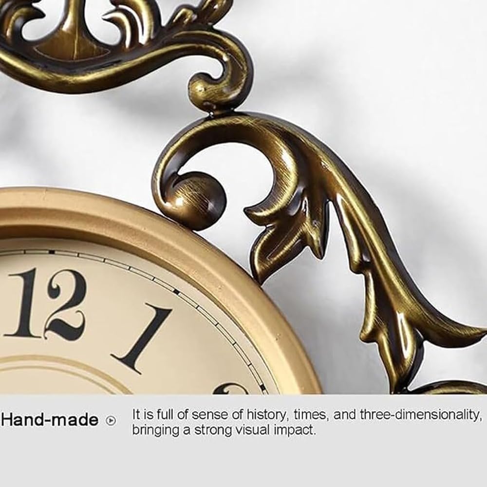 Reloj de Pared silencioso, Reloj Grande,Tamaño pequeño【37.5 * 54cm】