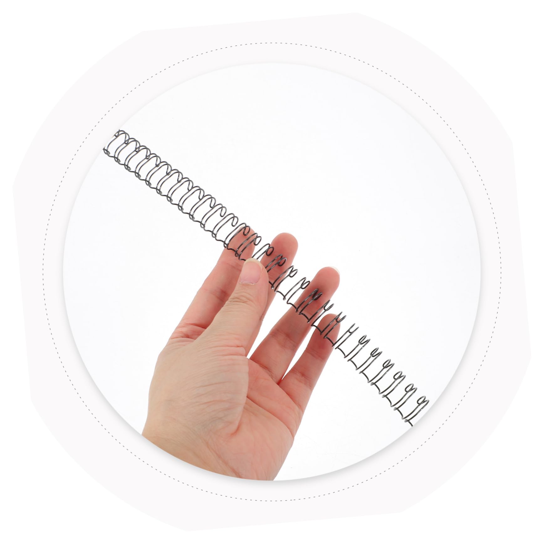 Uonlytech 100 Pezzi Raccoglitori Metallici per Notebook Rilegatori per Rilegature Professionali e Pratiche per Studenti e Insegnanti Accessori per Ufficio e Scuola
