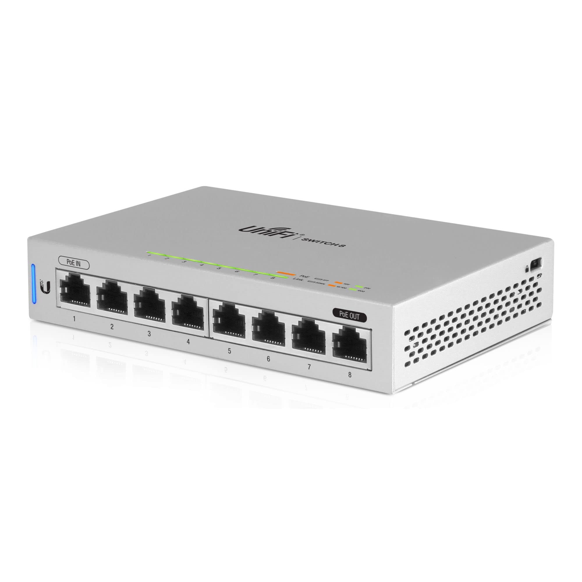 Amazon.com: Ubiquiti UniFi US-8 PoE Powered 8 Port Managed Gigabit