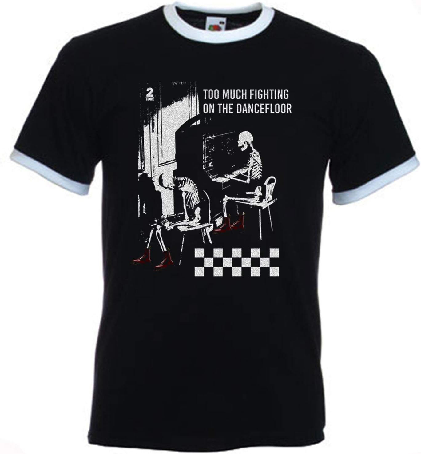 Ghost Town Too Much Fighting The Specials Contrast Ringer T-Shirt