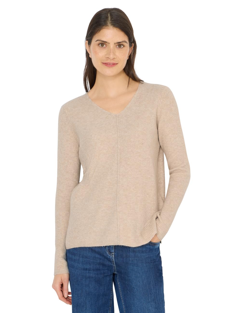 Cecil Damen 3017380 V-Neck Pullover (1er Pack)