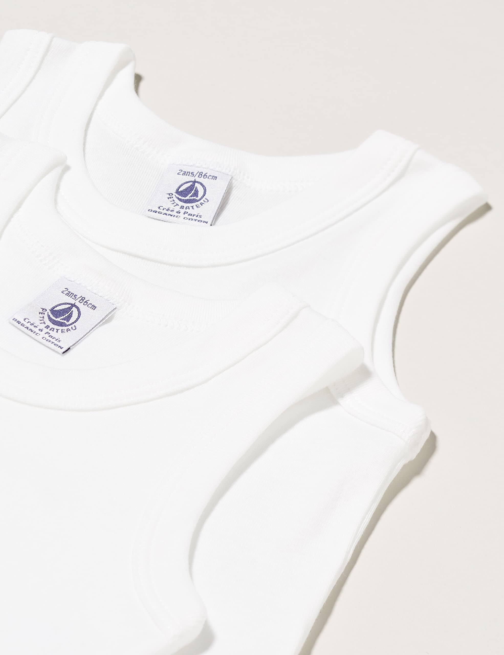 Petit Bateau Jungen A0bn1 Ärmellose Tanktops (2er Pack)