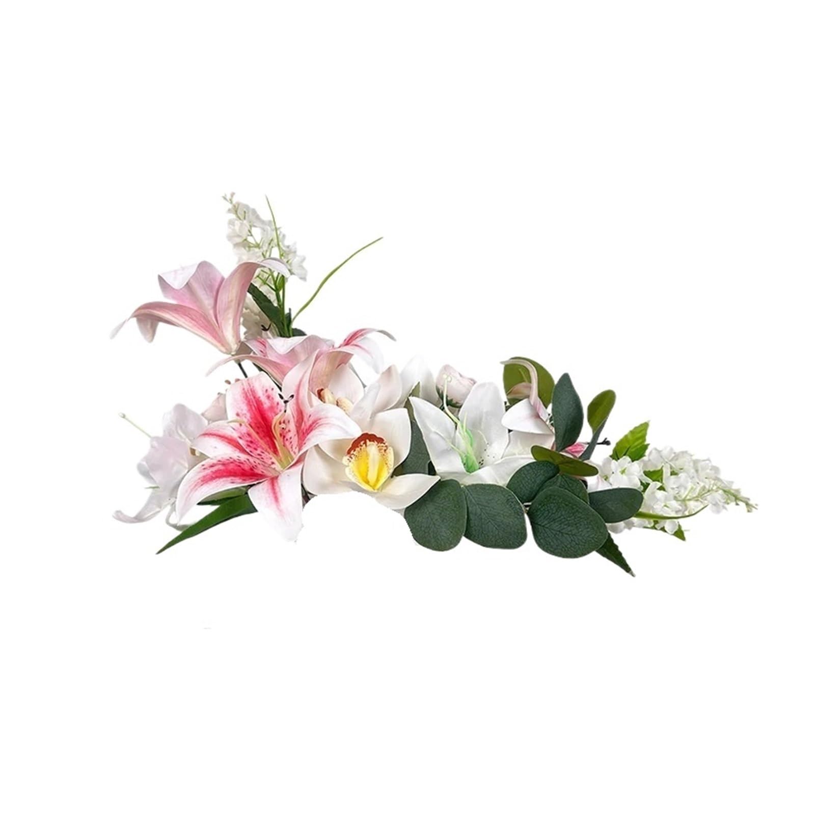 Casetlong 1PC Artificial Flowers Home Decoration Wedding Celebration Birthday Party Hotel(Pink)