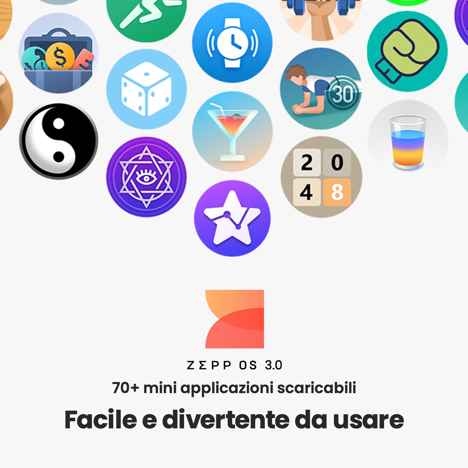 Amazfit Bip 5 Unity, 46 mm, Smart Watch Fitness Activity Tracker, batteria 11 giorni, 120+ modalità sportive, chiamata Bluetooth, monitoraggio salute, facce orologio personalizzabili