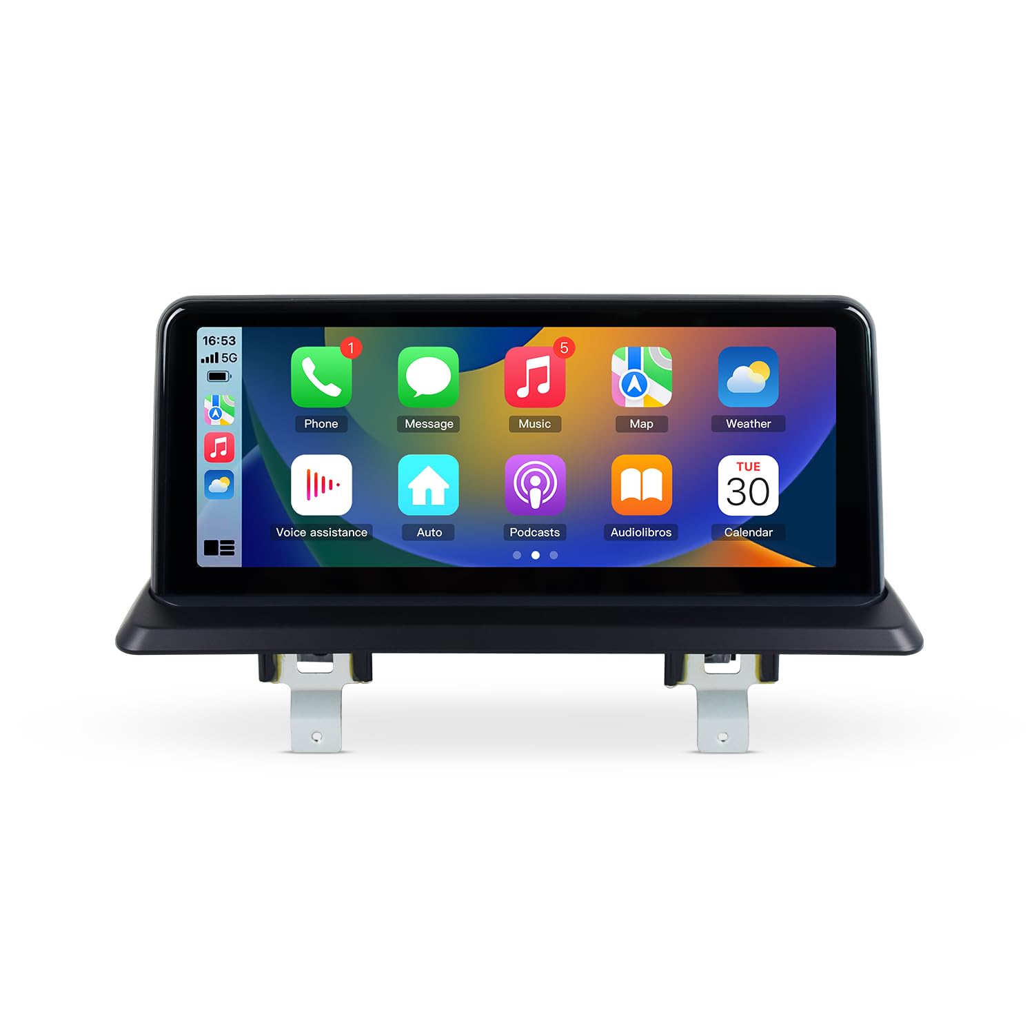 Linux Android Wireless Carplay Auto Radio Screen for BMW 1 Series E87 from 2006 to 2012 Without Original Display Head Unit Stereo Audio Multimedia Player GPS BT