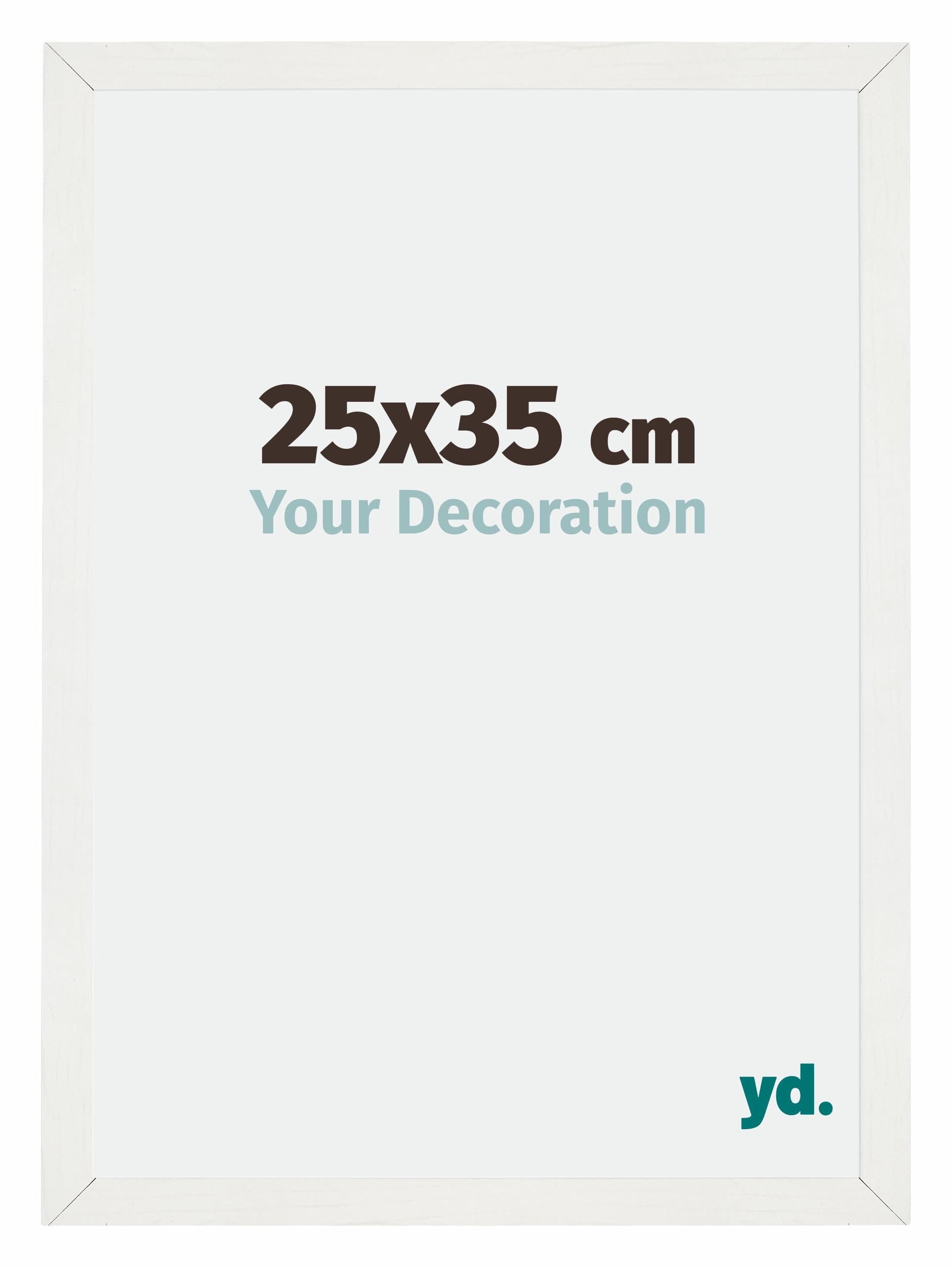 Your Decoration - Puzzle frame 25x35 - White Swept - Puzzle frame 500-1000 Pieces - MDF Photoframe - Mura