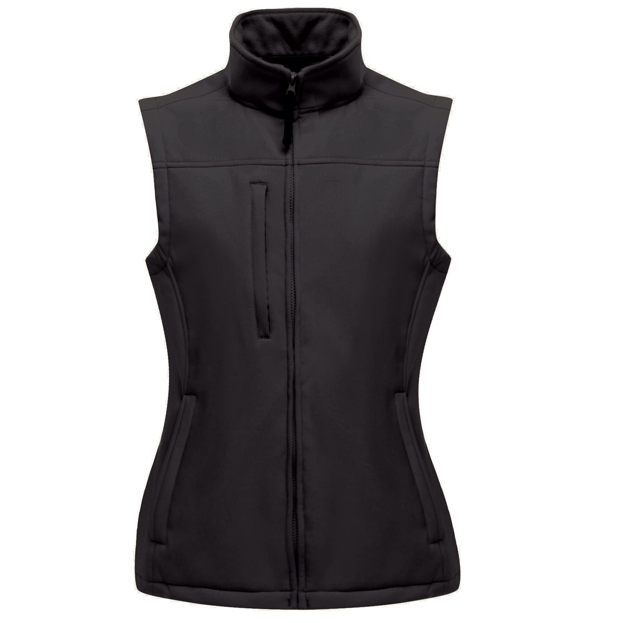 Regatta Women's Black Flux Softshell Bodywarmer In | Size: 10