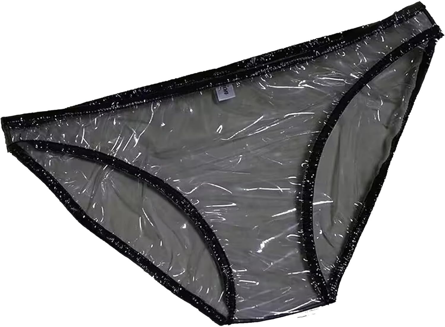 Adult Plastic Triangle Pants/Translucent PVC Waterproof Underwear/Reusable/Low Waist Comfortable Wide Stretch/Plastic Diaper/Unisex Adult Incontinence Plastic Diaper (Blue, XX-Large)