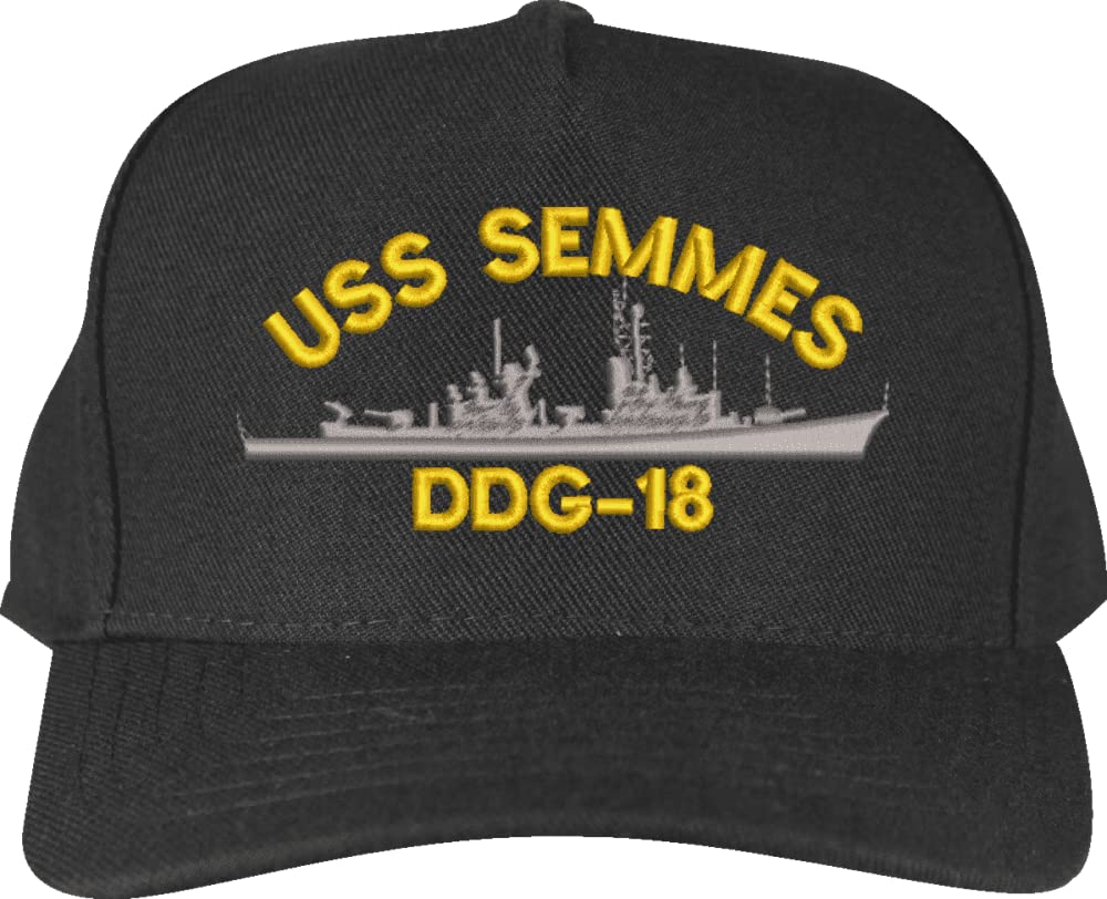 USS Semmes DDG-18 Custom Embroidered Cap