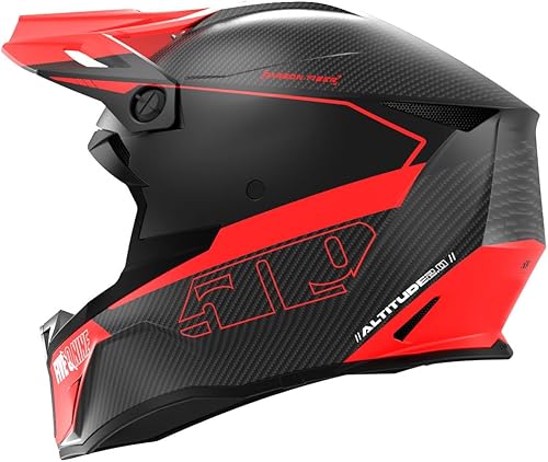 Miniatura 6 de 509 Altitude 2.0 Casco de moto de nieve de fibra de carbono