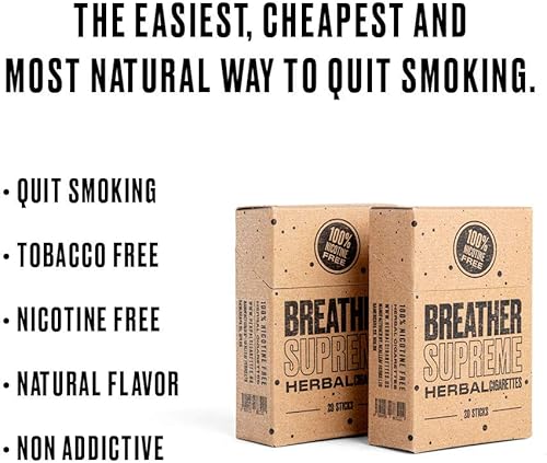 Miniatura 2 de Cigarrillos de hierbas - Sin tabaco y nicotina, 2 paquetes de 40 humos