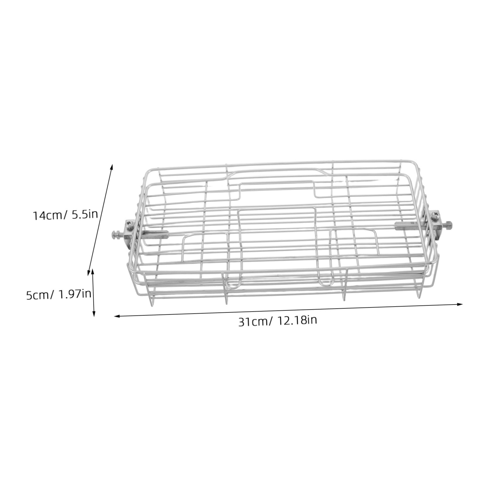 Estante para asar carne, herramienta giratoria ajustable para parrilla de barbacoa para pescado y pollo, accesorio versátil para cocinar al aire libre y acampar para asar en el patio trasero
