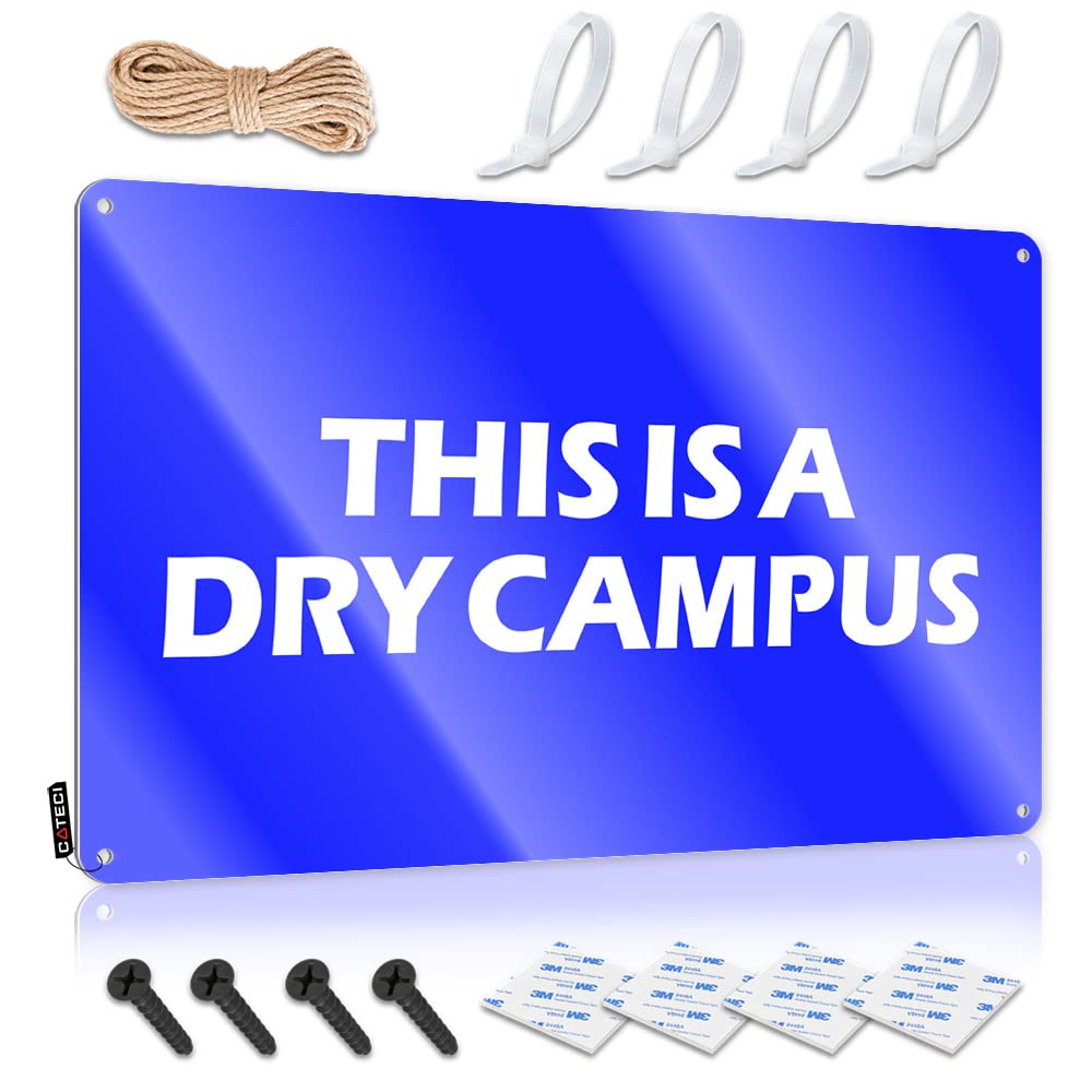 This Is A Dry Campus Statue Unique - Wall Signs Trespassing Vintage Wall Art(30X40CM)
