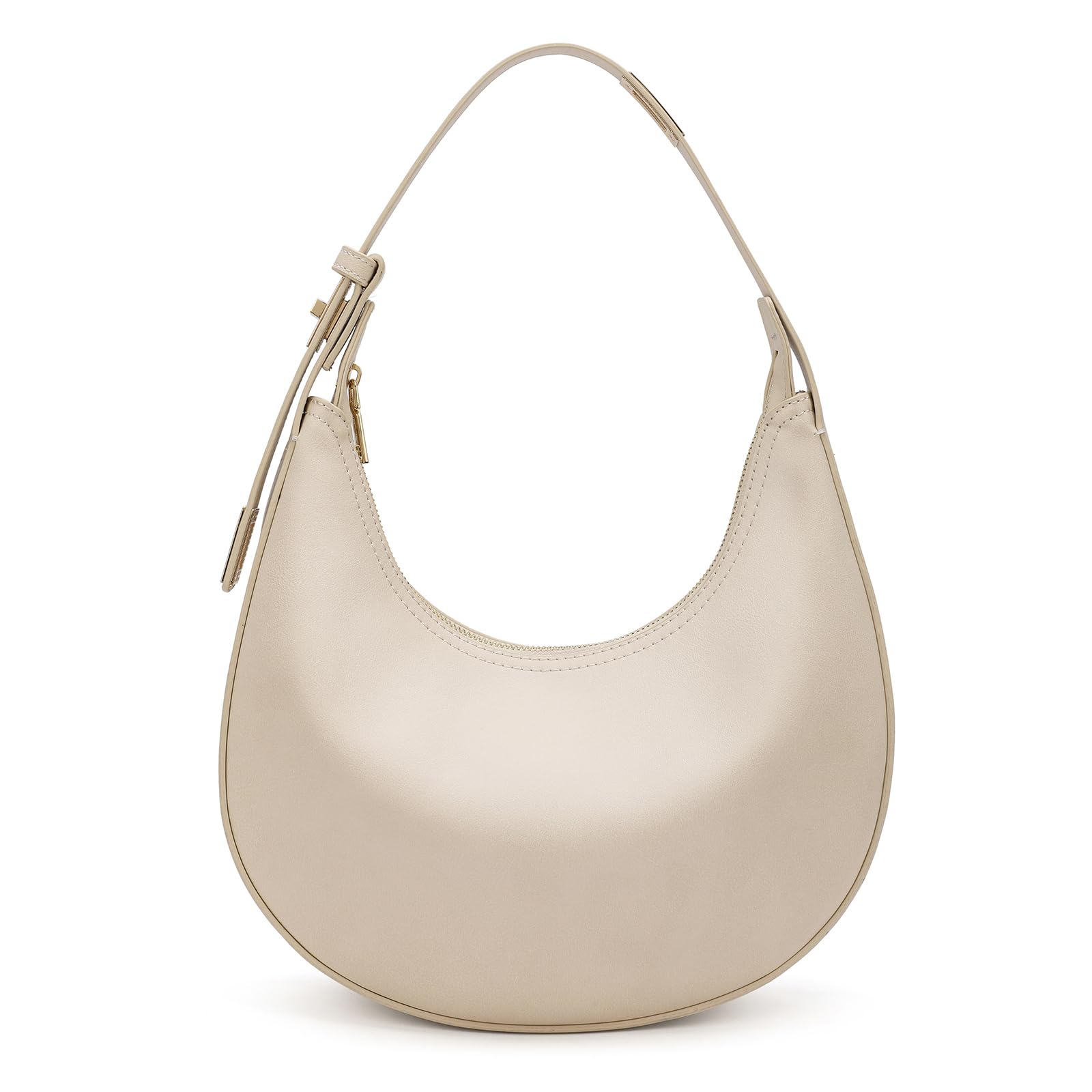 Hvjcez Womens Shoulder Bag Waterproof Leather Shoulder Handbags Clutch Purse Fashionable Casual Hobo Purses Cute Tote Top Handle Bags with Adjustable Strap Khaki