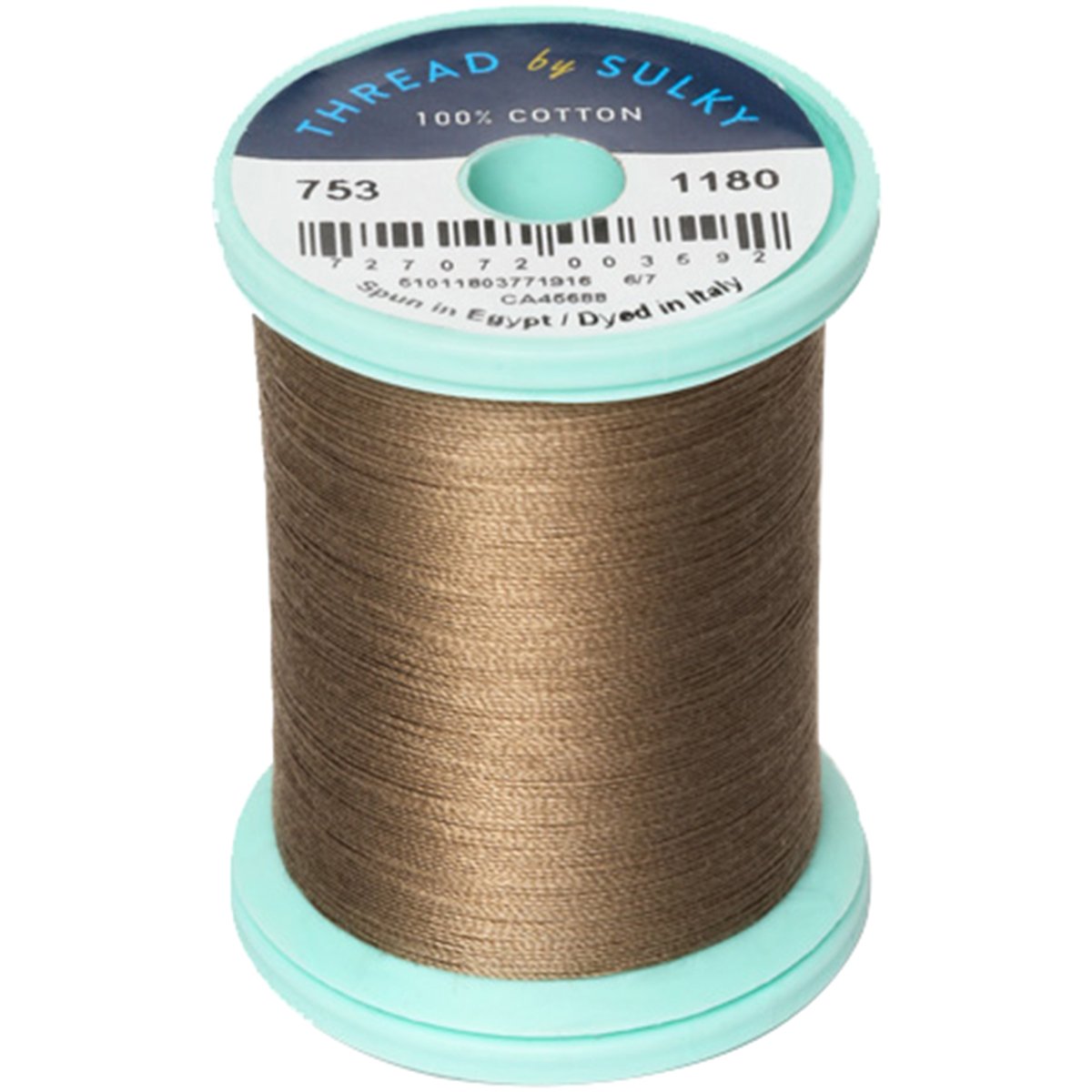 Sulky Cotton et fil d'acier 50 WT fil de broderie métallique taupe 660 yards